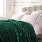 Exclusivo Mezcla Plush Fuzzy Fleece Bed Blanket Twin Size, Super Soft, Fluffy - Image 4