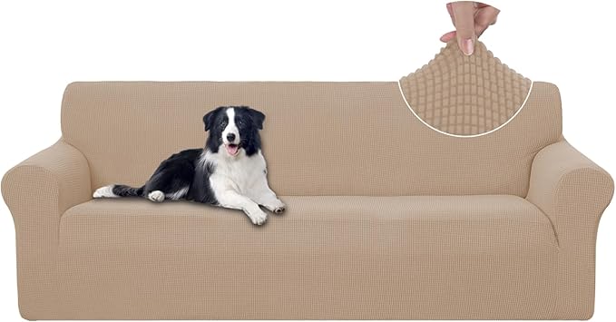 U-NICE HOME 4 Seater Stretch Couch Cover Sofa Cover Washable Sofa Slipcover by U-NICEHOME
