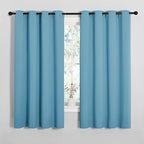 NICETOWN Thermal Insulated Curtains Blackout Draperies, Window Treatment Solid - Image 2