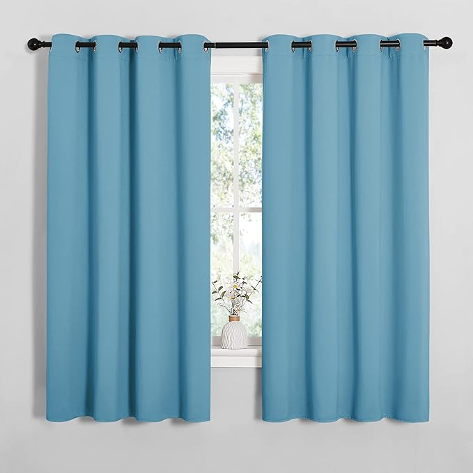 NICETOWN Thermal Insulated Curtains Blackout Draperies, Window Treatment Solid - Image 2