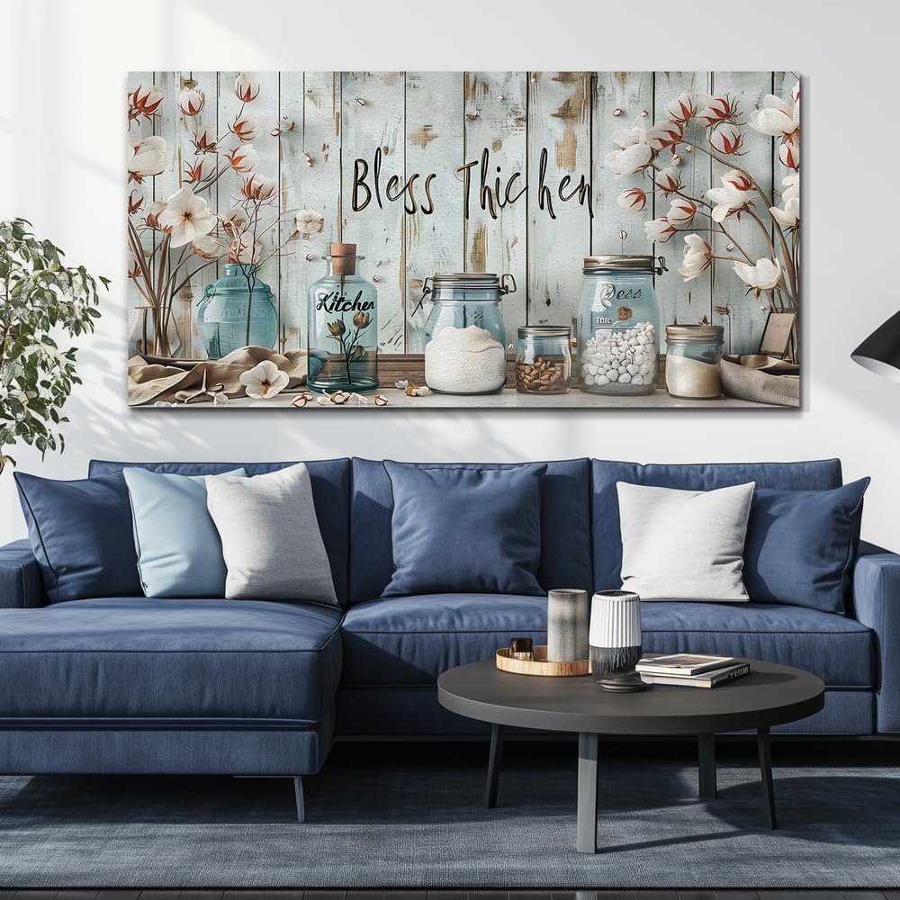 Large Wall Decor Canvas Wall Art for Bedroom Living Room Decor Kitchen and Dining Room Painting Artwork Print for Home Decor Room for Office Farmhouse Room Decoration Aesthetics 30x60 in