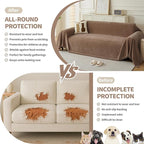 Couch Cover for Dogs, Boho Sofa Covers for 3 Cushion Couch, Chenille Sofa - Image 3