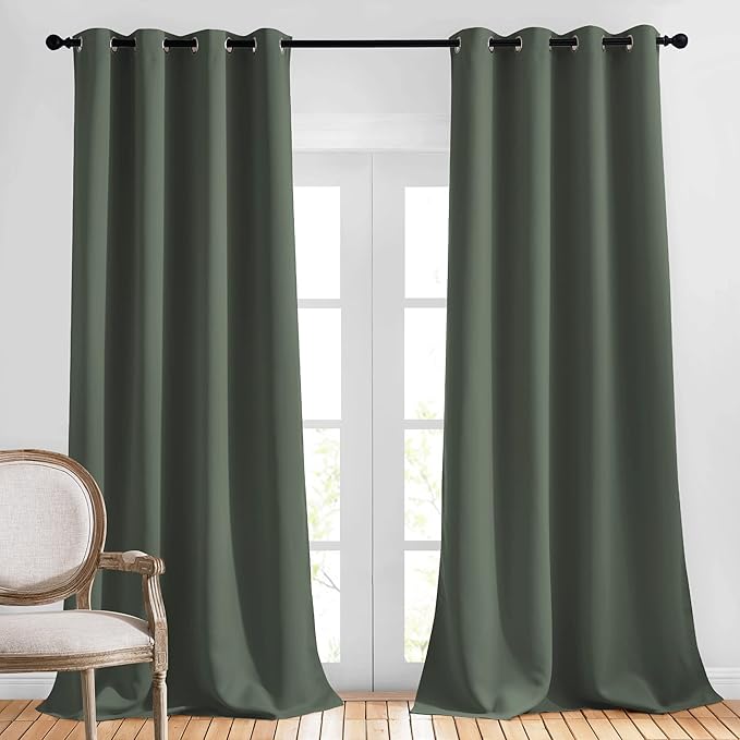 NICETOWN Blackout 90 inch Curtains by NICETOWN