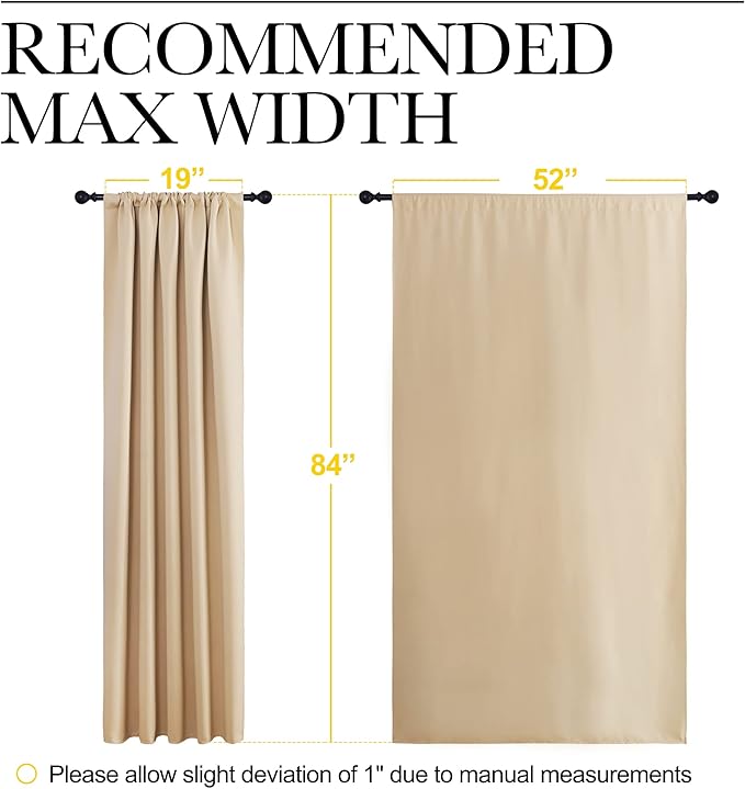 NICETOWN Room Darkening Curtains - Image 7