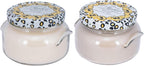 Diva & High Maintenance Scented Candle, 22 oz 2-Wick Soy Wax Jar, Large Highly Scented Candle Set Pack of 2, Long Burn 110–130 Hours, Home Fragrance Gift