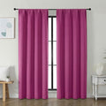 Simplebrand Ava Hot Pink Blackout Curtains by Simplebrand