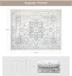 Area Rug 8x10 Washable Area Rugs - Image 2