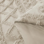Queen Size Comforter Set- 7 Pieces Tufted Bed in a Bag Queen Bedding Sets