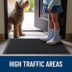 OLANLY Front Door Mat Indoor Outdoor Entrance, Waterproof Heavy Duty Doormat - Image 7