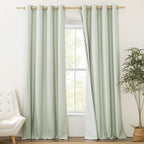 NICETOWN 100% Absolutely Blackout Linen Curtains by NICETOWN