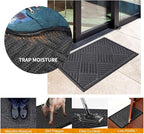 Mibao Front Door Mat, Dirt Trapper Welcome Mat - Image 5