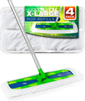 VanDuck Reusable Cotton Mop Pads Compatible with Swiffer Sweeper XL, 4 Pack
