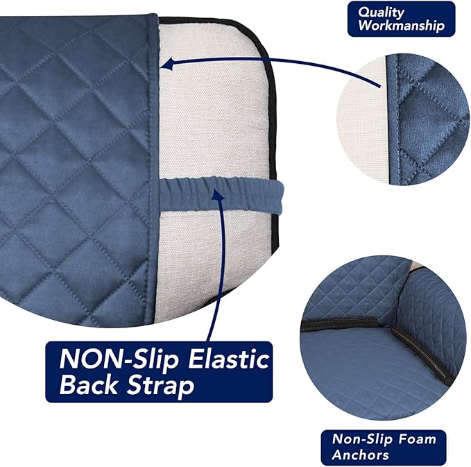 PureFit Reversible Quilted Sofa Cover, Water Resistant Slipcover Furniture - Image 3