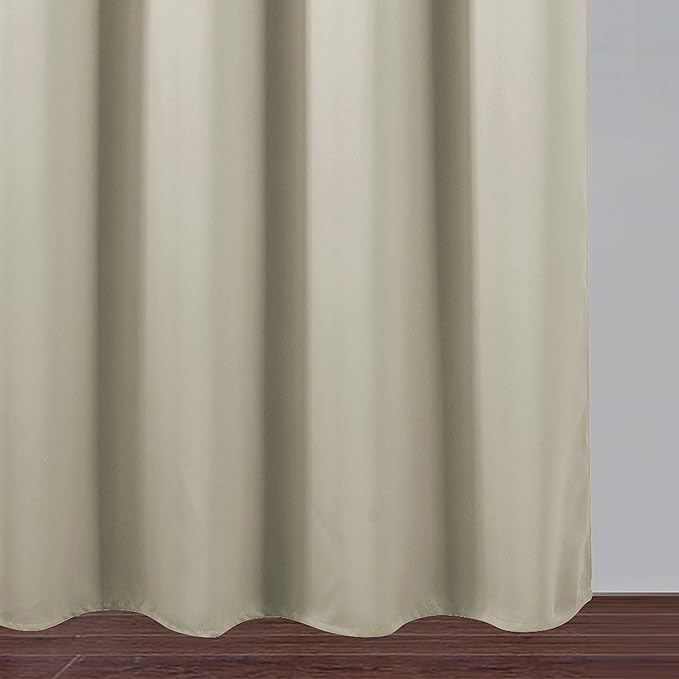 LEMOMO Light Beige Thermal Blackout Curtains/38 x 54 Inch/Set of 2 Panels Room - Image 9