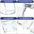 Cup Dispenser, Wall Mount Water Cooler Cups Holder Fit 18oz Cups