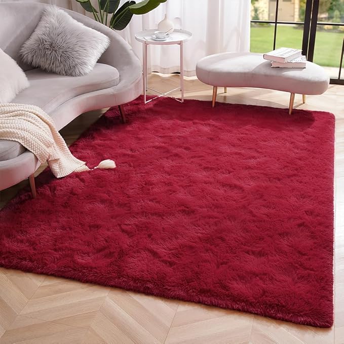 Amearea Premium Soft Fluffy Rug 4x5.3 Feet, Fuzzy Area Rugs - Image 2