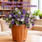 Artificial Flowers for Outdoors,UV Resistant Fake Flowers 6Pcs