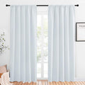 NICETOWN Greyish White Bedroom Curtain Panels by NICETOWN