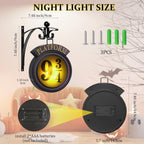 Vintage Hanging 9 3/4 Night Light, Platform 9 3/4 Sign Wall Light, Home Decor 9 ¾ Sign Lights Led Lamp Decoration, Halloween Christmas Gift for Movie Lovers and Fans