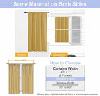 Simplebrand Ava Bright Gold Blackout Curtains - Image 9