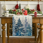 Artoid Mode Forest Hello Winter Table Runner Home Party Decor 13x108 Inch