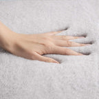 Ashler Faux Fur Rug, Ultra Soft Faux Rabbit Fur, 4 x 6 Feet Rectangle, Machine - Image 5