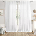 Nanspring Extra Wide Linen Curtains by Nanspring