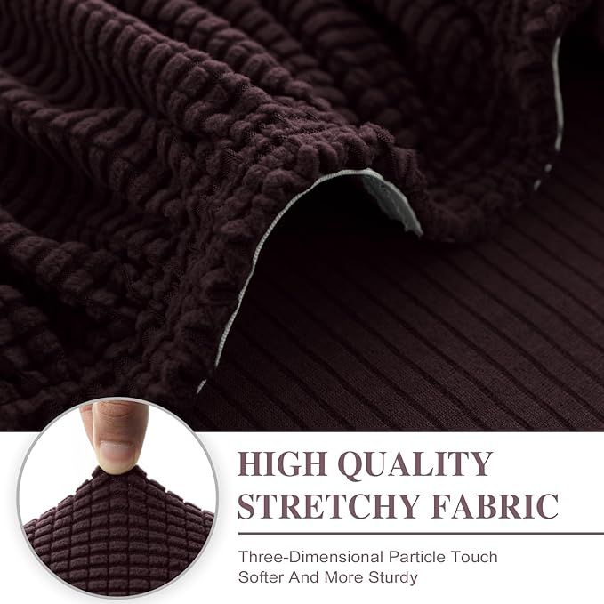 Couch Cushion Covers for Sectional Sofa L Shape Washable Separate Seat Chaise - Image 4