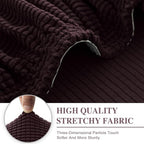 Couch Cushion Covers for Sectional Sofa L Shape Washable Separate Seat Chaise - Image 4