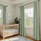100% Blackout Shield Linen Blackout Curtains - Image 6