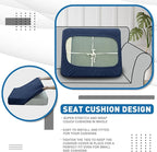 XINEAGE Couch Cushion Covers Seat Cushion Cover Thick Stretch Sofa Slipcovers 1 - Image 6