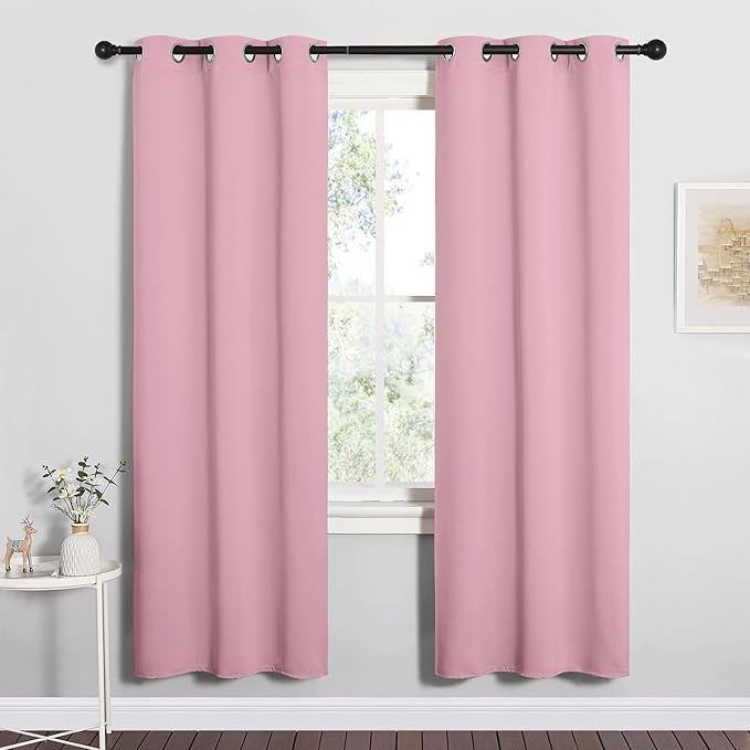 NICETOWN Bedroom Curtain Panels Blackout Draperies, Thermal Insulated Solid by NICETOWN