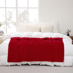 Red Throw Blanket 50"×70" inches Gifts - Image 3
