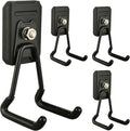 Pro-Mag Heavy Duty Magnetic Hooks,4 Pack Strong Extra Large Magnet Hook for Power Drill,Garden Tools, Hose, Pegboard, Garage, Workshop,Magnetic Storage Utility Hooks for Hanging