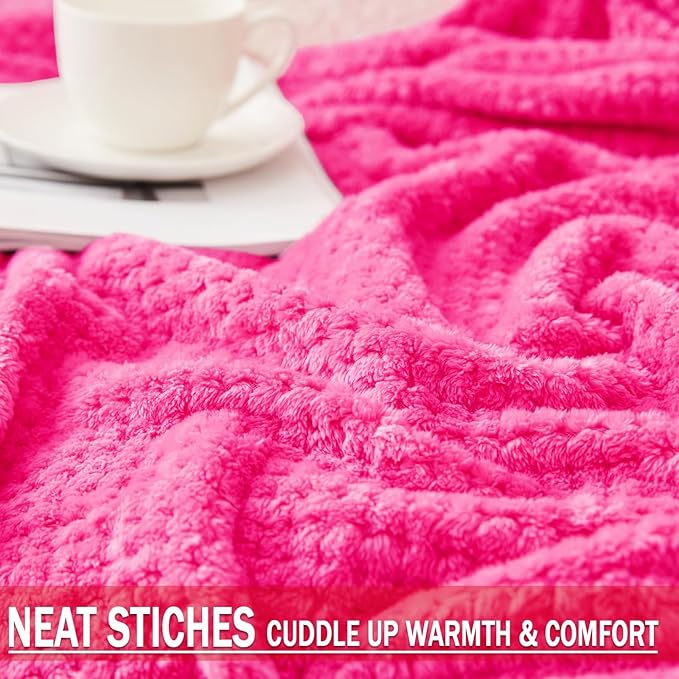 Exclusivo Mezcla Fleece Bed Blanket Queen Size, Super Soft and Warm Blankets - Image 6