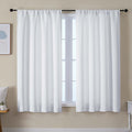 Simplebrand Ava Pure White Light Filtering Curtains by Simplebrand