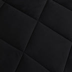 NTBAY Twin Microfiber Bed in a Bag, Comforter Set with Sheet 5 Piece, Black