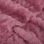 Dusty Pink Throw Blanket 90"×90" inches Gifts - Image 3