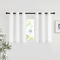 NICETOWN Linen 36 inch Curtains by NICETOWN