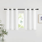 NICETOWN Linen 36 inch Curtains by NICETOWN