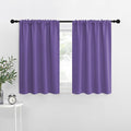 NICETOWN Kitchen Curtains, Lilac Purple, Short Blackout Curtains & Drapes by NICETOWN