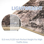 IOHOUZE Abstract Area Rugs 6x9 Ft Washable Rugs - Image 4