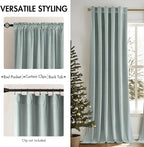 MIULEE Velvet Curtains 90 inches - Image 2