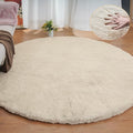 ORINOVA Round Rugs 8ft Shag Washable Fluffy Area Rugs by ORINOVA