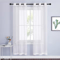 NICETOWN Ivory Sheer Curtains 72 inch Length by NICETOWN