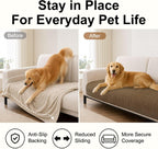 Smiry Couch Covers for Dogs, Non Slip Plush Washable Sofa Cover for Pets
