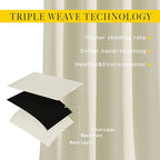 NICETOWN Room Darkening Curtains Panels - Image 3