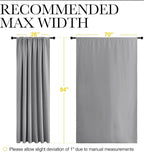 NICETOWN Blackout Curtain Panels 84 inches Long - Image 7
