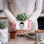 I Have Asked You Thrice Now for Water Ceramic Succulent Planter Pot with Drainage,Funny Plants Pots Gifts,for Women Mom Plant Lovers Gifts,3.5 inch(Plant Not Included)