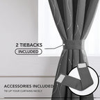 Deconovo Blackout Curtain for Bedroom, 52 x 72 Inch, Thermal Insulated - Image 5